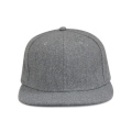 Custom Blank Flat Brim 5 Panel Snapback Cap